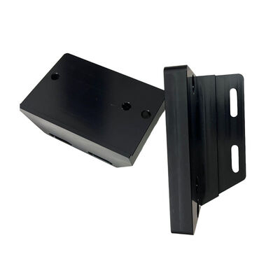Precision CNC Machined Bracket Support with ±0.002~0.005mm Tolerance and Black Oxidation Surface Finish ISO9001 Certified