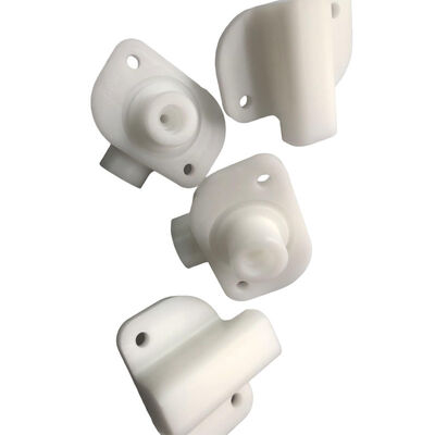 High-Tolerance White Acetal CNC Machined Spacer with ±0.002~0.005mm Tolerance for Precision Applications