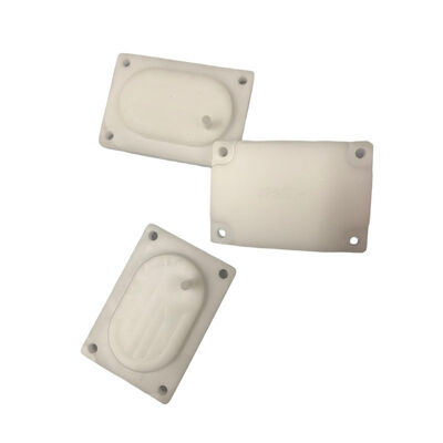 OEM White Acetal CNC Milled Connector for Fluid Systems with ±0.002~0.005mm Tolerance and ISO9001 Certification