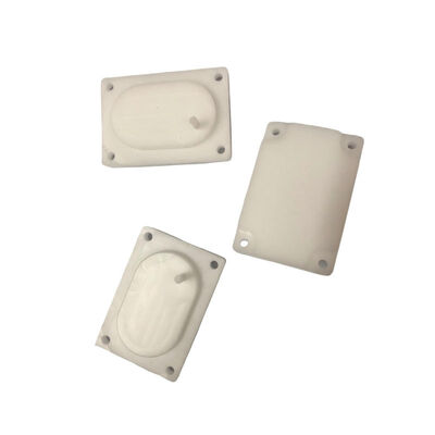 OEM White Acetal CNC Milled Connector for Fluid Systems with ±0.002~0.005mm Tolerance and ISO9001 Certification