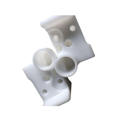 Custom Precision CNC Machining Parts with White Acetal Material and ±0.002~0.005mm Tolerance for Electronics Box