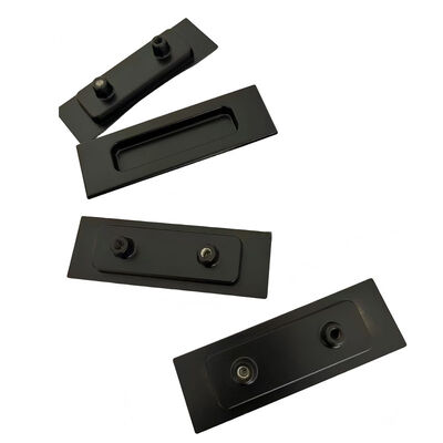 Custom CNC Milling Parts with Black Powder Coating, ±0.002~0.005mm Tolerance, and ISO9001 Certified for Automotive Applications