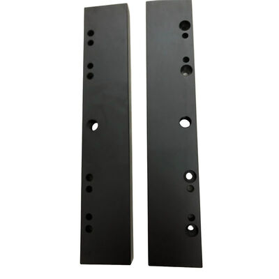 Black Anodized CNC Milling Parts with ±0.002~0.005mm Tolerance and ISO9001 Certified Precision Milled Components